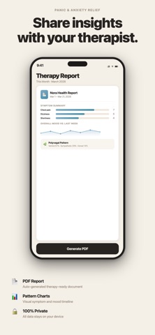 Nora · Panic & Anxiety Relief screenshot