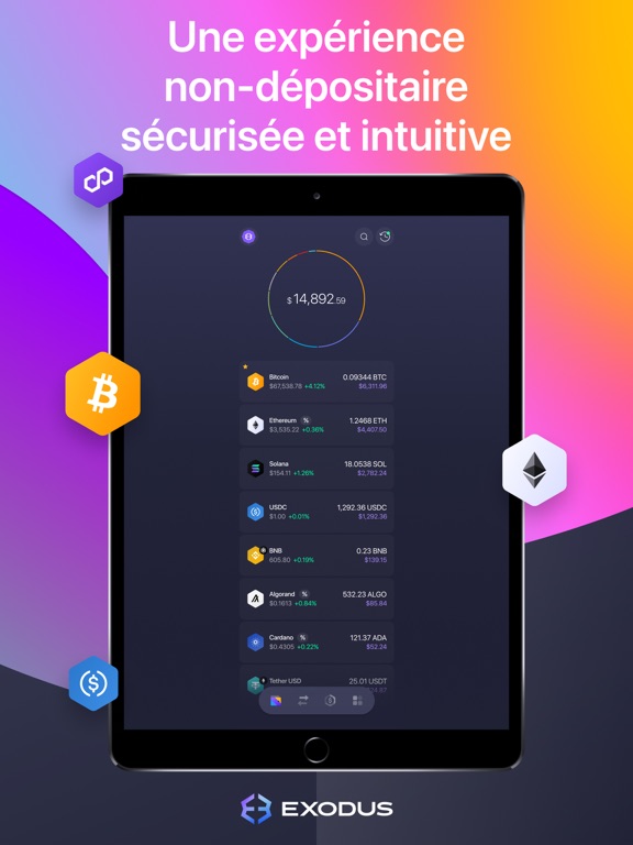 Screenshot #4 pour Exodus: Wallet Crypto Bitcoin
