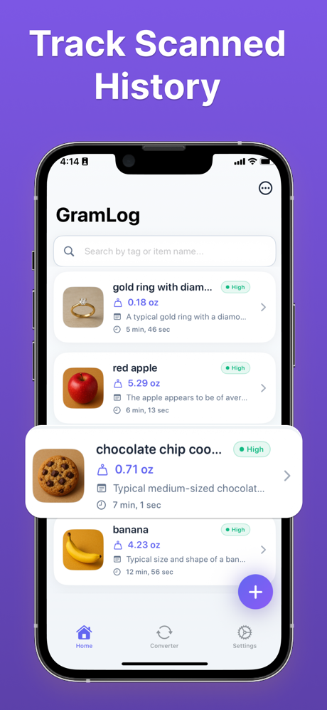 Scale For Weighing - GramLog screenshot 3