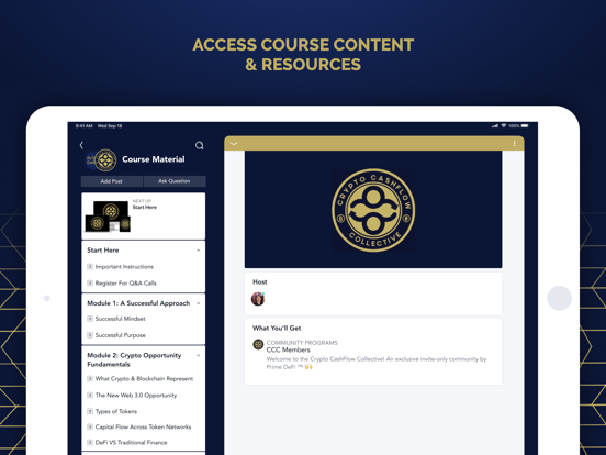 Prime DeFi iPad screenshot 3 - Social Networking app