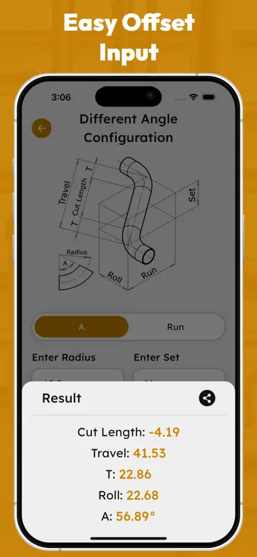 Offset Pipe Calculator screenshot 4 of 6