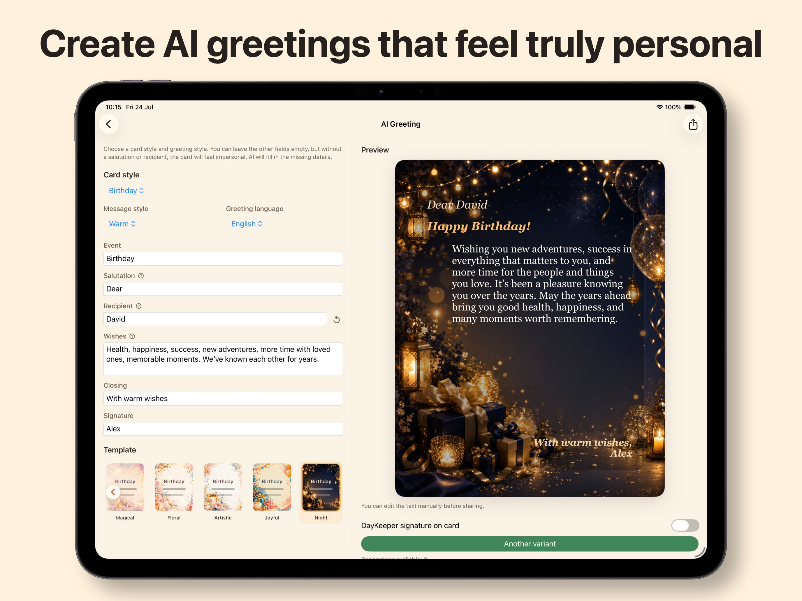 DayKeeper: Birthdays & More screenshot 12