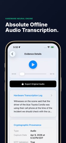 Digital Evidence Vault screenshot