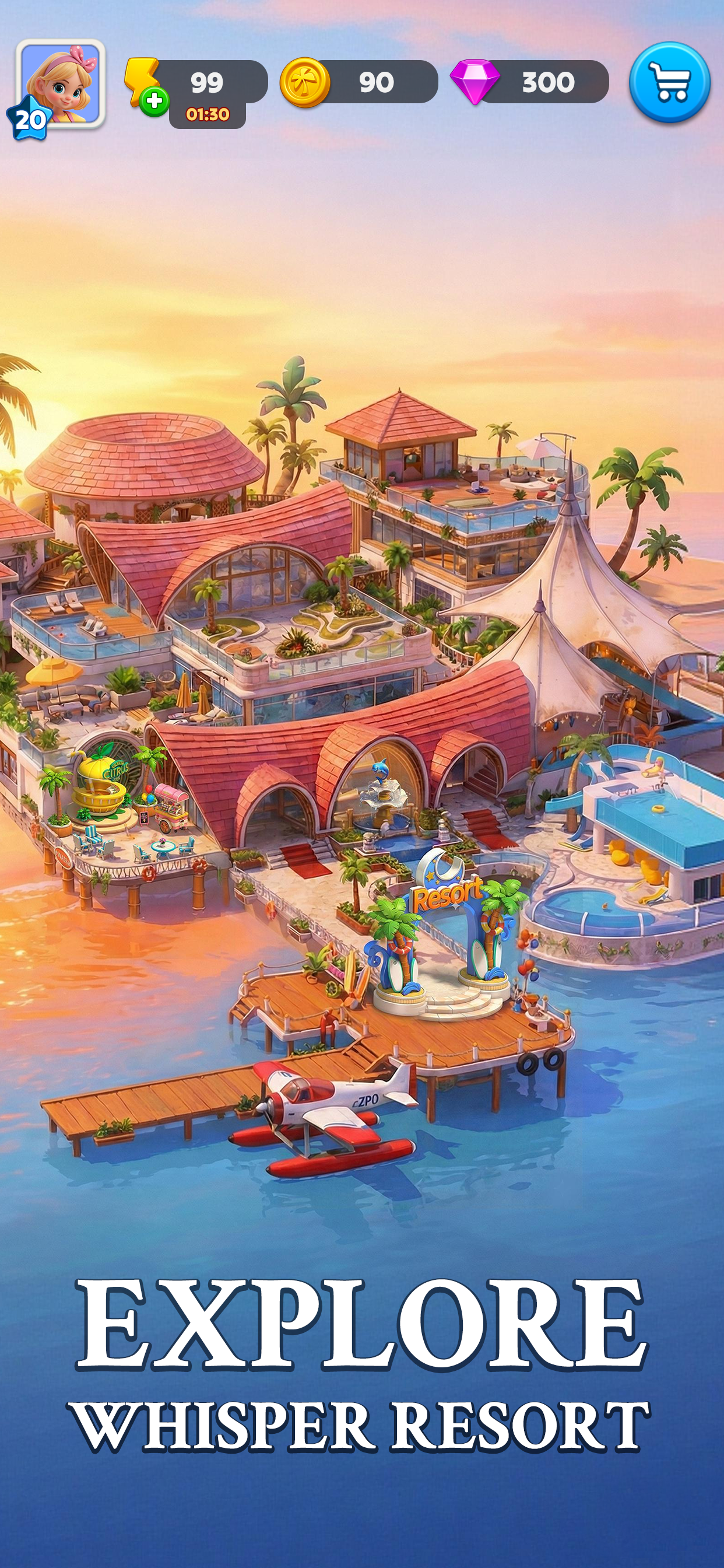 Whisper Resort: Merge & Story