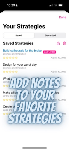 Amplified Strategies iPhone screenshot