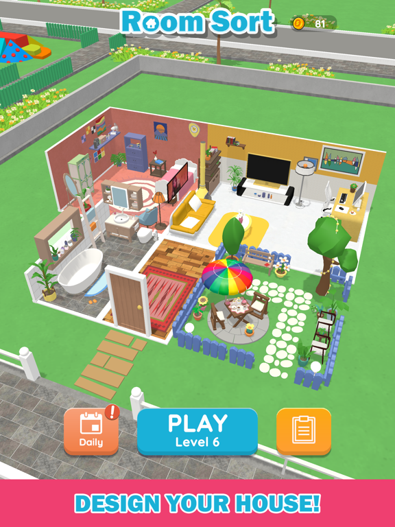 Room Sort - Floor Plan Puzzle iPad screenshot 4 - Games app