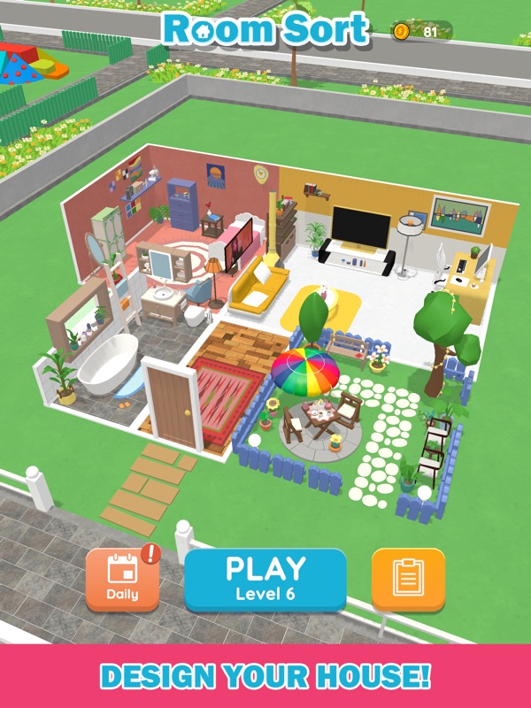 Room Sort - Floor Plan Puzzle screenshot 8