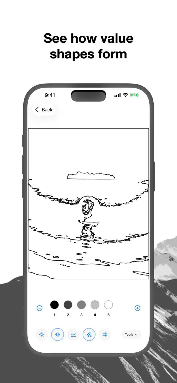 #5. Value Study: art reference (iOS) di: Diem Limited