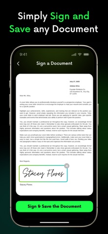 Signature maker - Digital sign iPhone screenshot