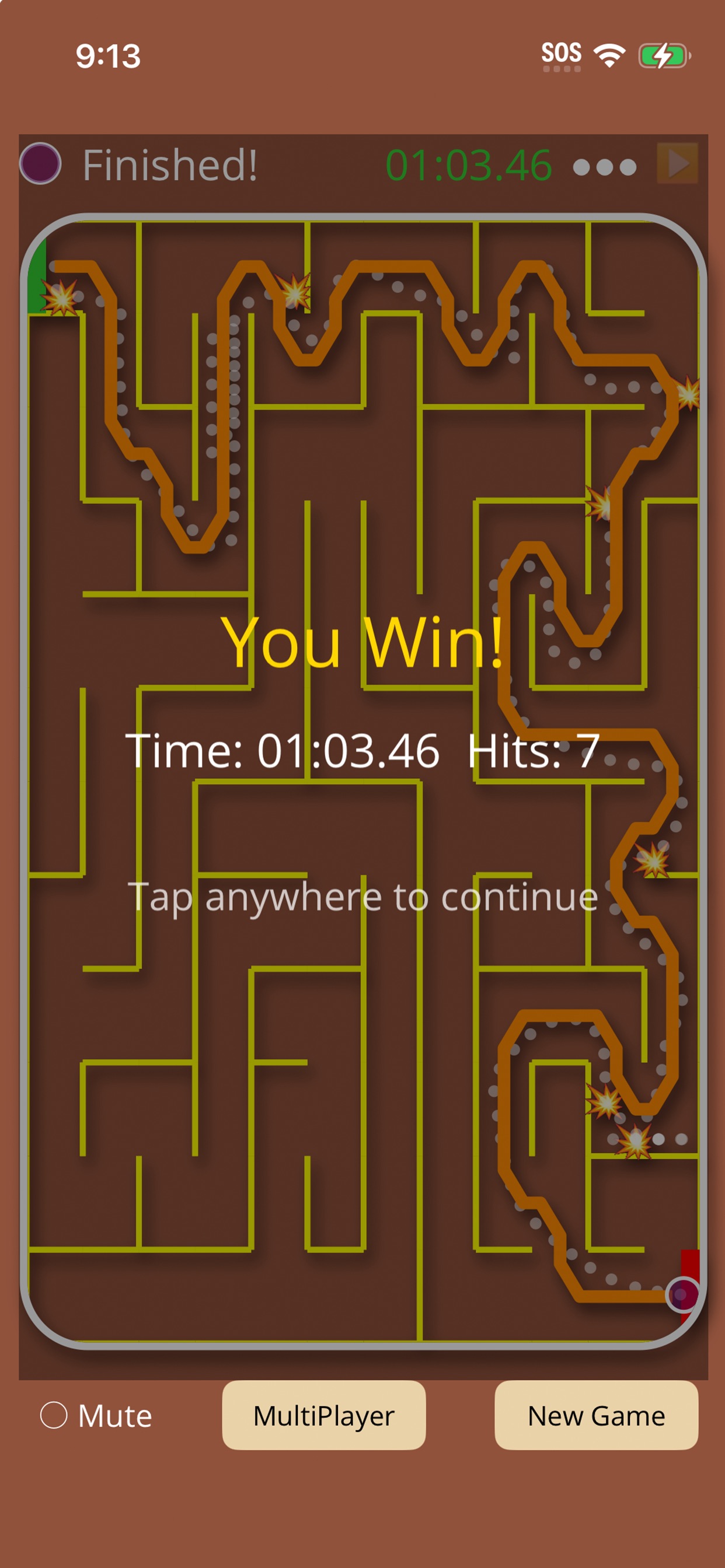 Screenshot 2 of Maze Burst