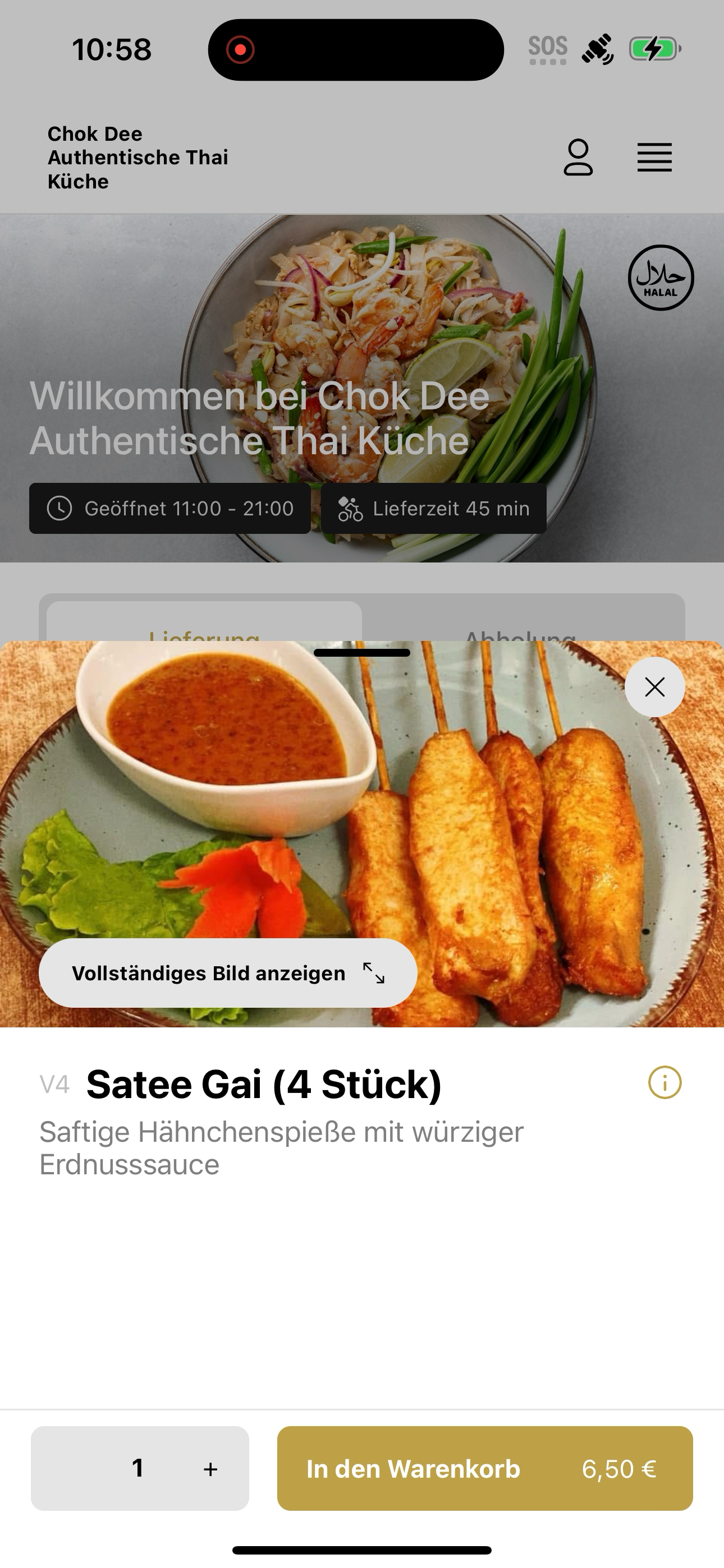 Chok Dee Thai Küche screenshot 8