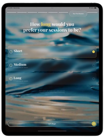 Inhalo: Breathing & Meditation iPad screenshot