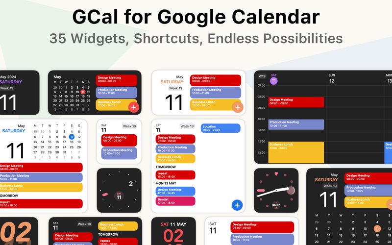 Screenshot #3 pour GCal for Google Calendar