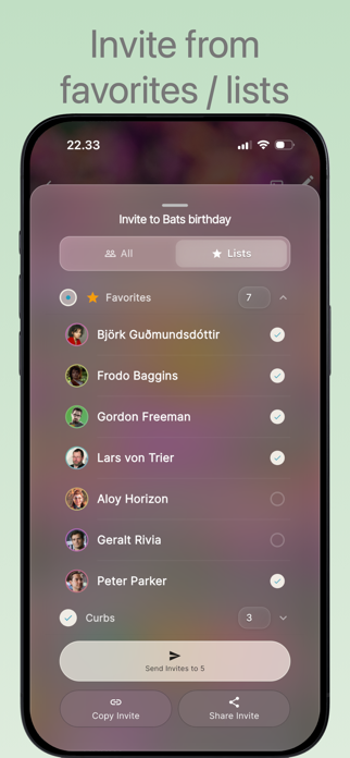 Sammen - Private event planner Screenshot 5 of 7