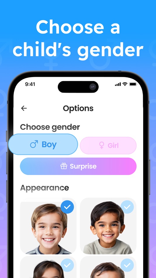 #3. AI Predictor Baby: Future Face (iOS) By: Sener Celik