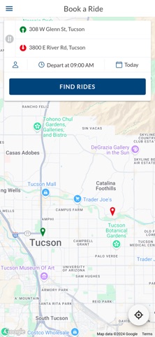 Sun Shuttle DAR Passenger App screenshot