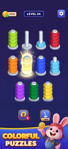 Nuts Spinner - Nut Sort Puzzle Screenshot 2 of 6