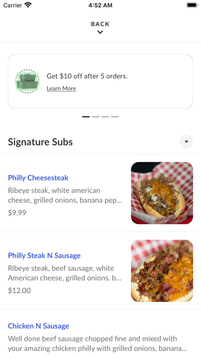 Buffalo Eatz iPhone screenshot 3 - Food & Drink app