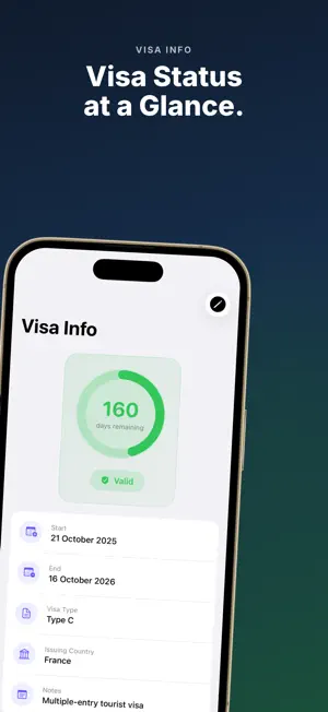 Schengen Visa Tracker: 90/180 screenshot 4