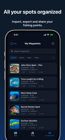 Capta - Fishing, Sea & GPS Map iPhone screenshot 5