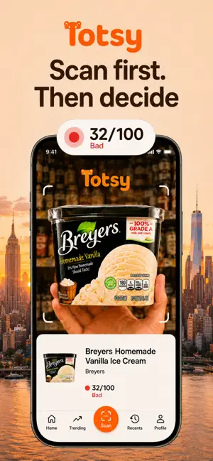Totsy - Family Food Scanner screenshot 2