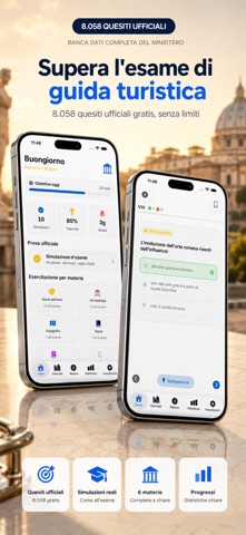 Esame Guida Turistica 2026 screenshot