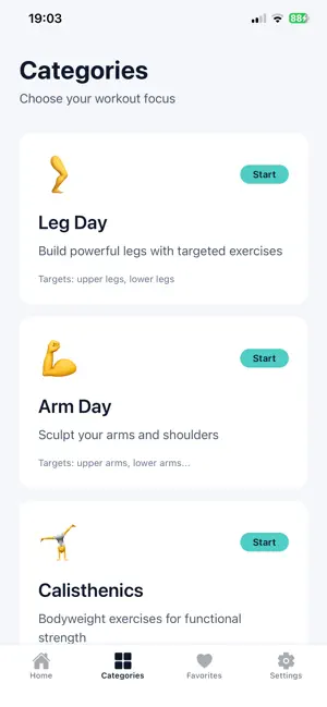 Workout Cards screenshot 4