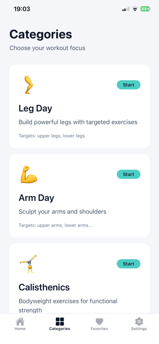 Workout Cards Screenshot 4 of 4
