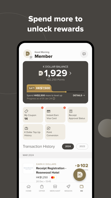 K Dollar Screenshot