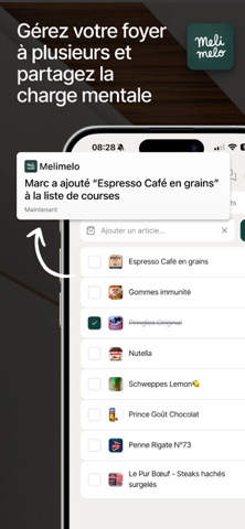 Melimelo - Gestion de foyer iPhone screenshot