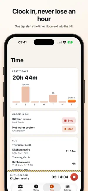 Foreman: Job Tracker & Invoice screenshot 2