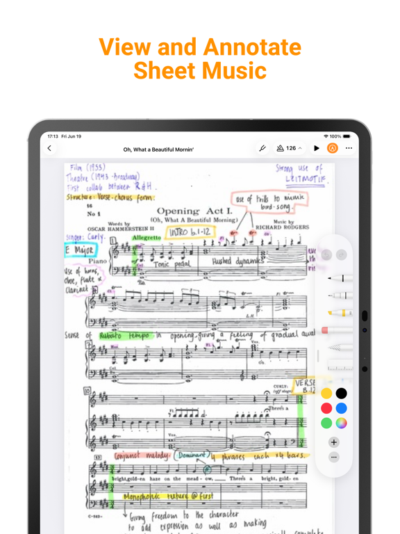 Music Folder: Sheet Music PDF iPad screenshot