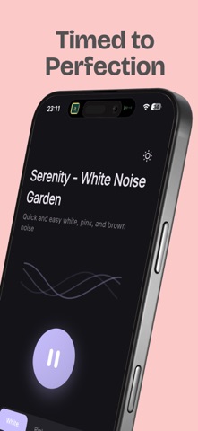 Serenity - White Noise Garden iPhone screenshot