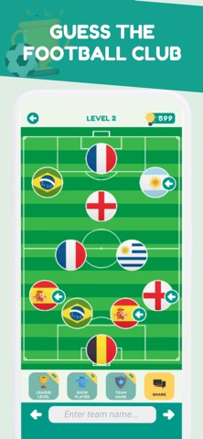 Guess the Football Team 2026 iPhone screenshot