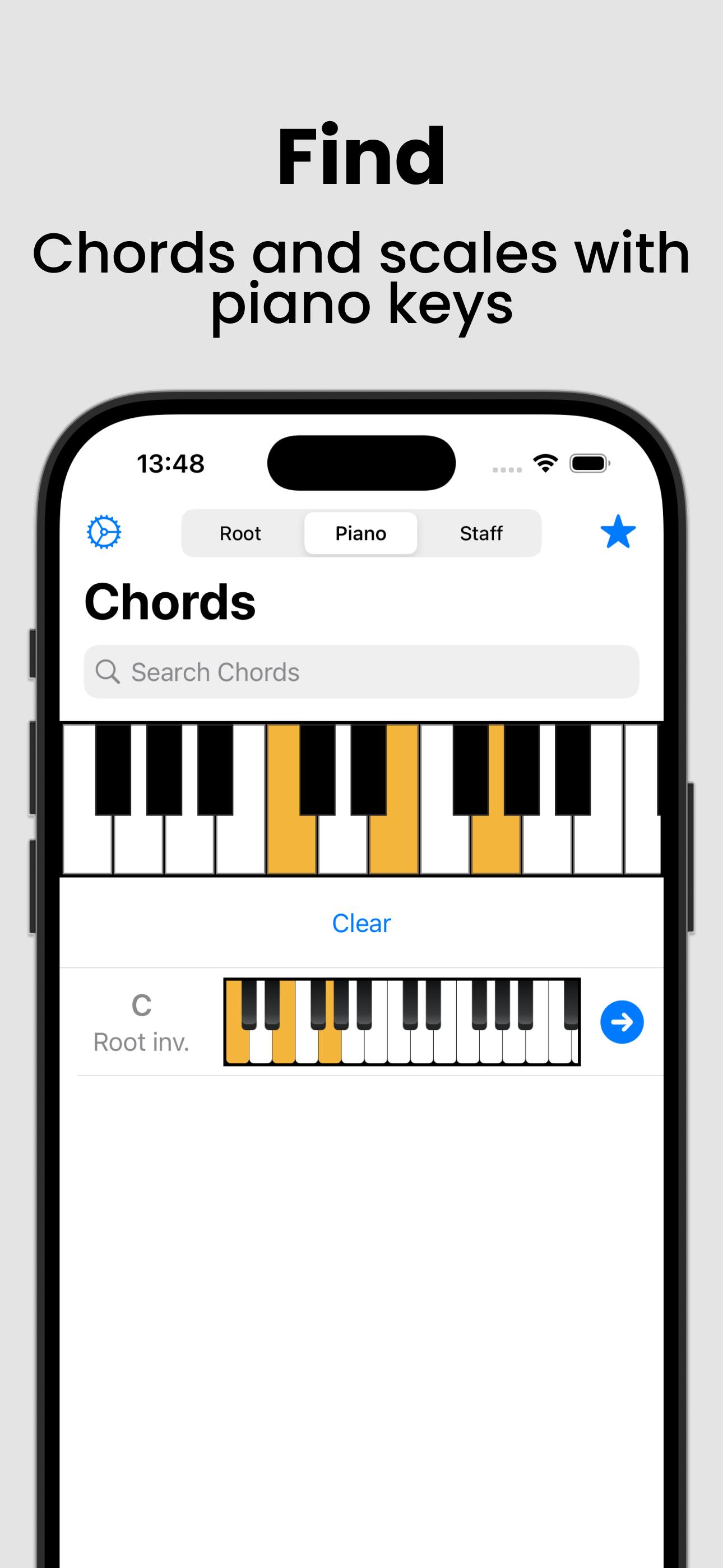 Piano Chords and Scales screenshot 2