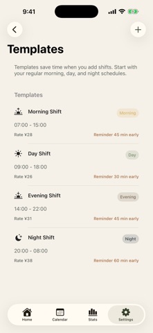 Shift Pocket Calendar screenshot