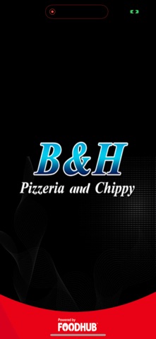 B&H pizzeria and chippy iPhone screenshot
