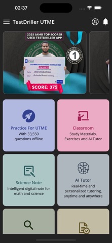 TestDriller UTME Screenshot 1 of 10