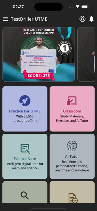 TestDriller UTME Screenshot 1 of 10