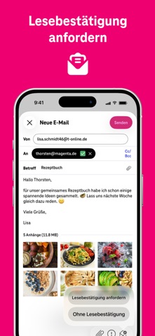 Telekom Mail – E-Mail App iPhone screenshot 7