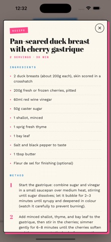 Fork & Cork iPhone screenshot
