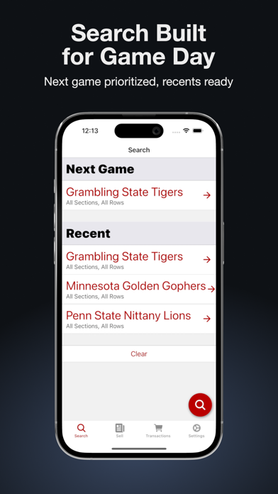 TicketBay iPhone screenshot 2 - Sports app