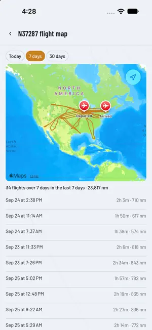 TailMark: Plane Spotting Log screenshot 1