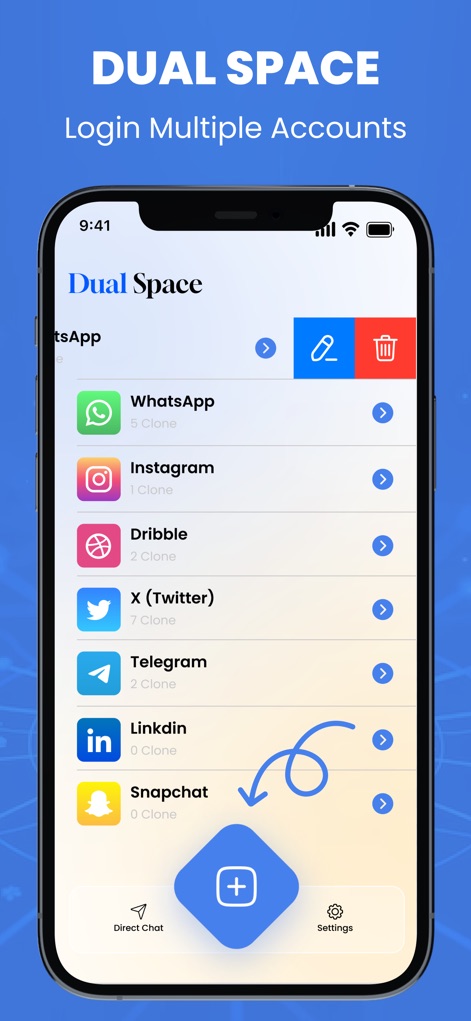 Dual Space Lite-Multi Accounts - Reference App | MWM