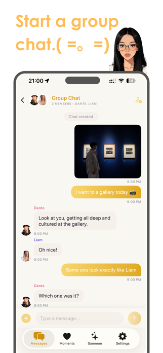BOOMO: Chat with Characters Screenshot 5 of 7