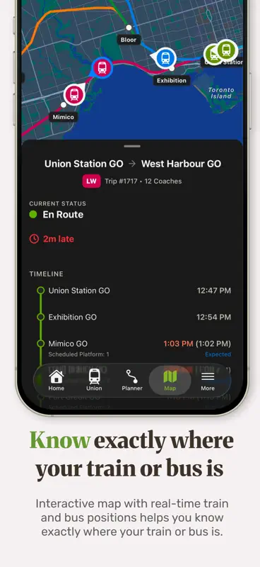 OnTime GO: Train & Bus screenshot 2 of 7