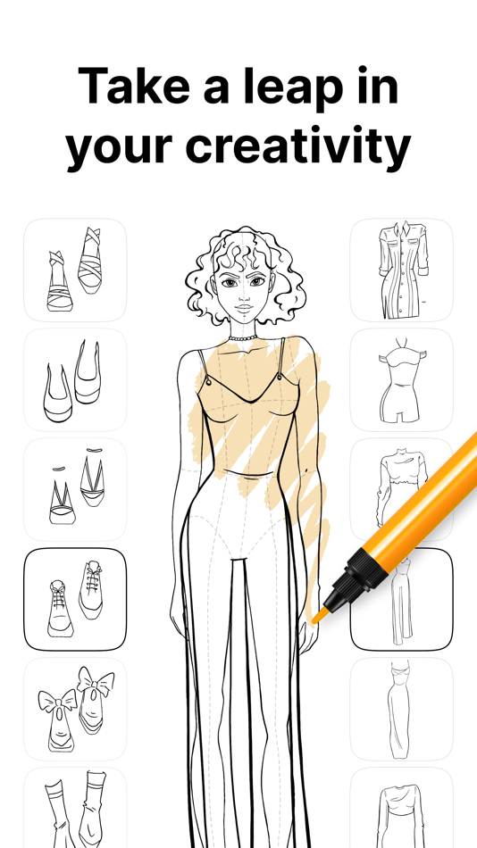 #4. Fashion Design Sketch Tools (iOS) 由: Mykola Goncharov
