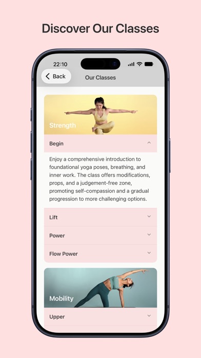 Krave Yoga iPhone screenshot