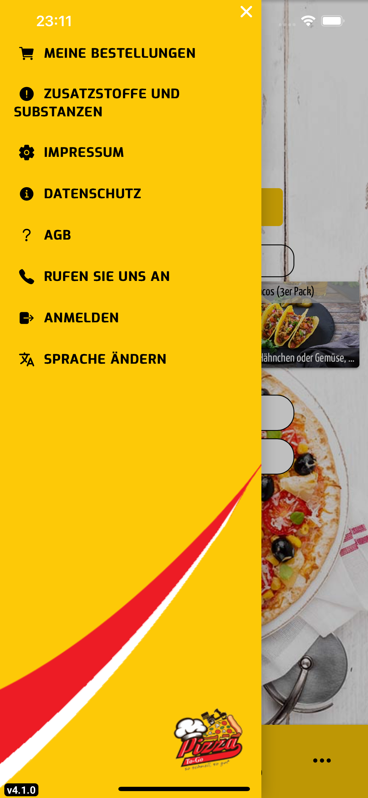 Pizza To Go