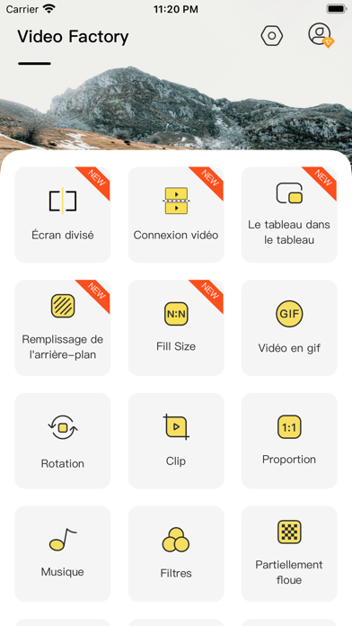 Screenshot #1 pour Video Factory - edit video